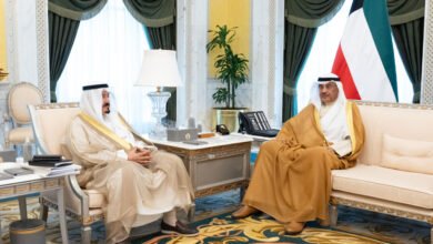 سمو-ولي-العهد-يستقبل-سمو-رئيس-الوزراء-ورئيس-الحرس-الوطني-ووزير-الداخلية