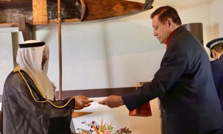 سفير-دولة-الكويت-لدى-نيوزيلندا-يقدم-اوراق-اعتماده-سفيرا-غير-مقيم-لدى-جزر-كوك