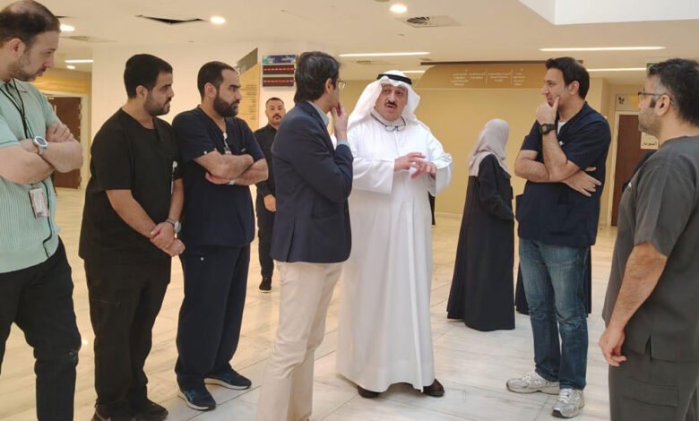 وزير-الصحة-يتفقد-مستشفى-الجهراء-ويشيد-بجهود-الطواقم-الطبية-والوزارات-المعنية