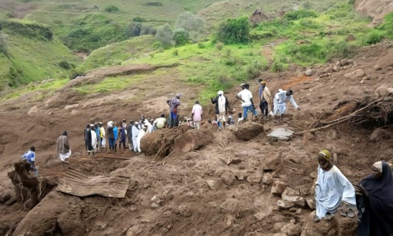 انتشال-270-جثّة-من-موقع-كارثة-الانزلاق-الأرضي-في-دارفور