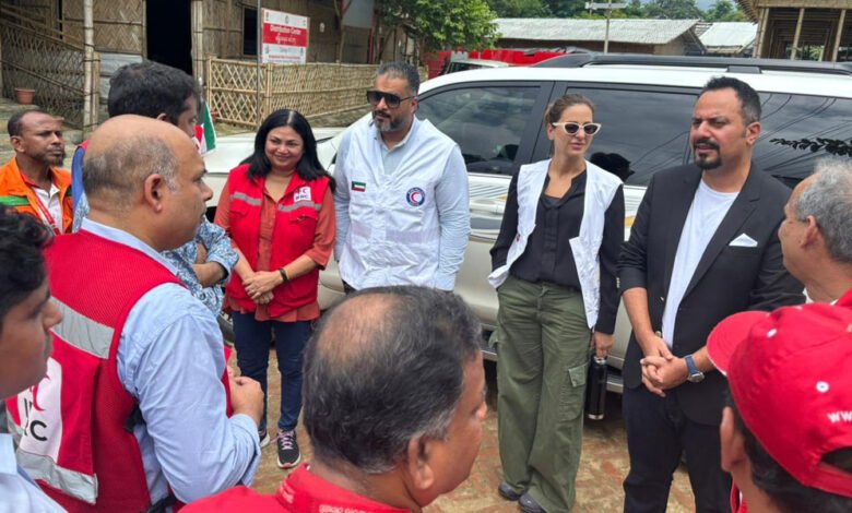 وفد-الهلال-الأحمر-يختتم-زيارته-التفقدية-لمخيمات-لاجئي-الروهينغا-في-بنغلاديش