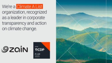 “زين”-ترفع-تصنيفها-في-القائمة-العالمية-للتصدّي-لتغيّر-المناخ إلى-المستوى-a