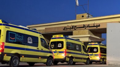 بدء-وصول-جرحى-ومرضى-من-قطاع-غزة-إلى-الجانب-المصري-من-معبر-رفح
