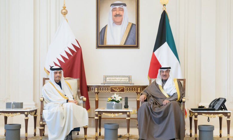 سمو-ولي-العهد-يستقبل-رئيس-مجلس-الوزراء-وزير-الخارجية-القطري-بمناسبة-زيارته-الرسمية-للبلاد