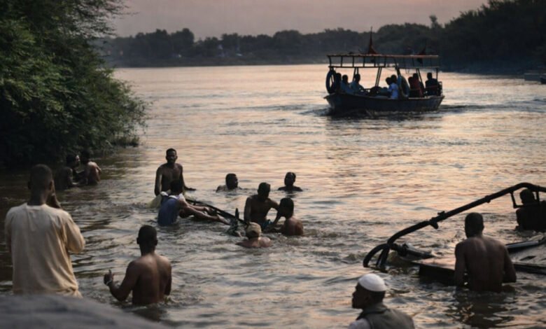 مقتل-21-شخصا-على-الأقل-جراء-غرق-مركب-في-نهر-النيل-بالسودان