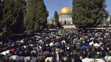 الأوقاف-الإسلامية-بالقدس:-80-ألف-فلسطيني-أدوا-صلاة-الجمعة-الاولى-من-رمضان-في-الأقصى