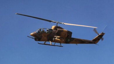 مقتل-شخصين-على-الأقل-في-تحطم-مروحية-عسكرية-في-وسط-إيران