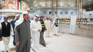 سمو-رئيس-مجلس-الوزراء-يقوم-بزيارة-تفقدية-إلى-مطار-الكويت-الدولي