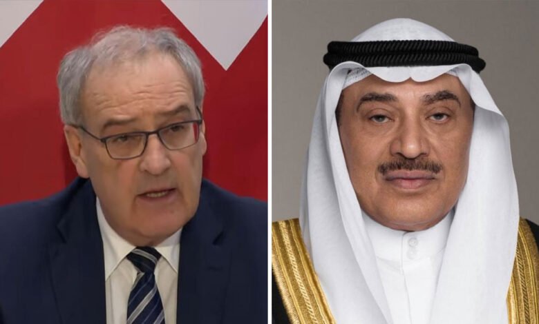 سمو-ولي-العهد-يتلقى-اتصالا-من-رئيس-الاتحاد-السويسري-أدان-خلاله-الهجوم-الإيراني-السافر-الذي-استهدف-أراضي-دولة-الكويت