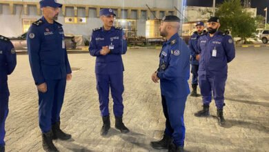 نائب-رئيس-قوة-الإطفاء-للحماية-المدنية-بالتكليف-يتفقد-نقطة-تأمين-ميناء-الدوحة