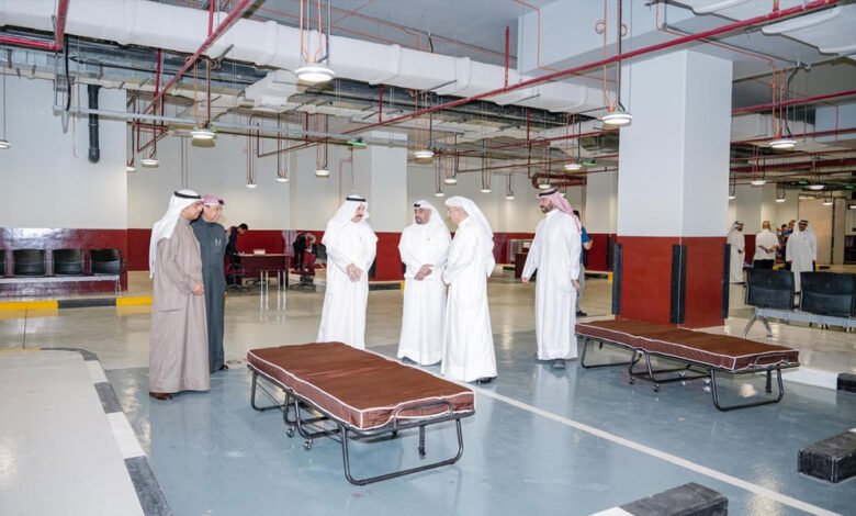 وزير-المالية-يتفقد-عددا-من-ملاجئ-الطوارئ-بمجمع-الوزارات-ويطلع-على-التجهيزات-اللوجستية-وأنظمة-السلامة-والإمداد