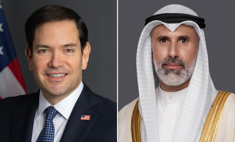 وزير-الخارجية-يتلقى-اتصالا-من-نظيره-الأمريكي-أكد-خلاله-إدانة-العدوان-الإيراني-على-دولة-الكويت-ودول-المنطقة