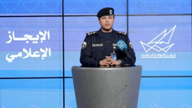 الداخلية:-الجهات-المختصة-تعاملت-بسرعة-وكفاءة-خلال-الساعات-الماضية-مع-بلاغات-بسقوط-شظايا-جراء-الاعتراضات-الدفاعية