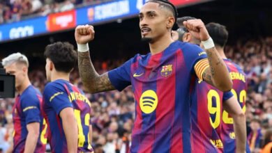الدوري-الإسباني:-برشلونة-يتمسّك-بفارق-النقاط-الأربع-مع-ريال-بفضل-رافينيا