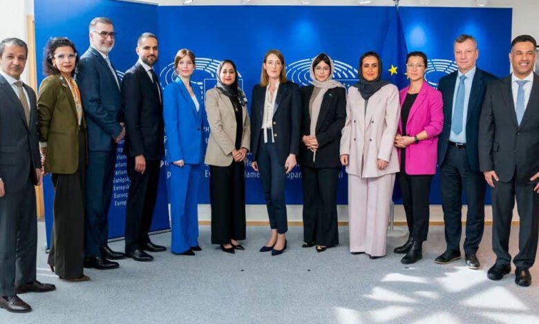 رئيسة-البرلمان-الأوروبي-تعرب-عن-تضامنها-مع-دول-مجلس-التعاون-وتدين-الهجمات-الإيرانية